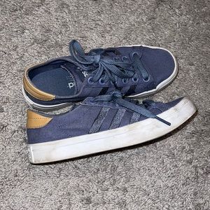 Blue / Purple Low Top Adidas